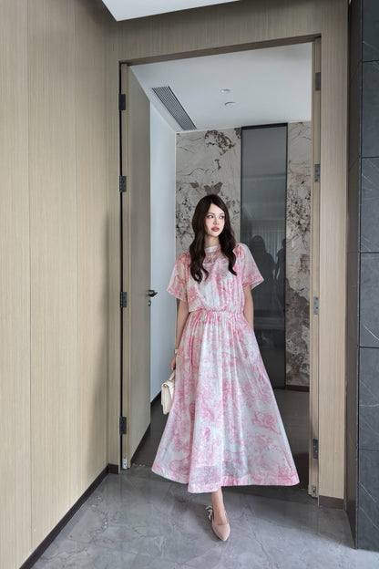 25SS print dress