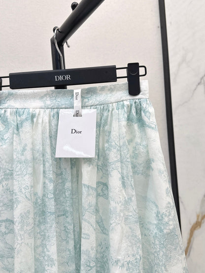25SS print skirt