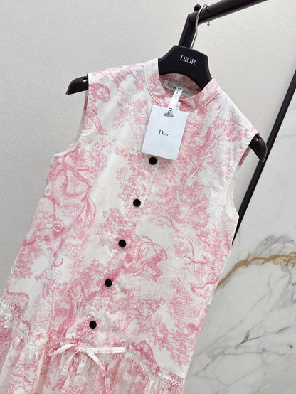 25SS print dress