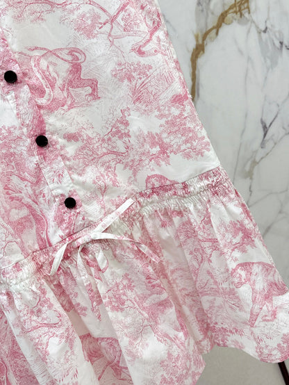 25SS print dress