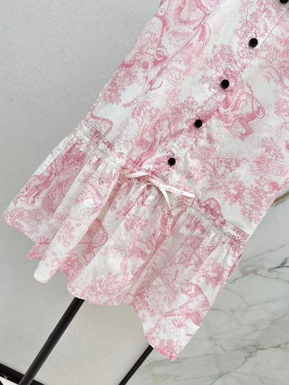 25SS print dress