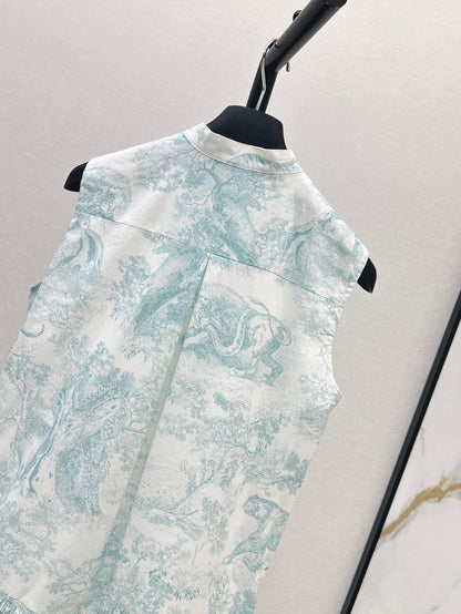 25SS print dress
