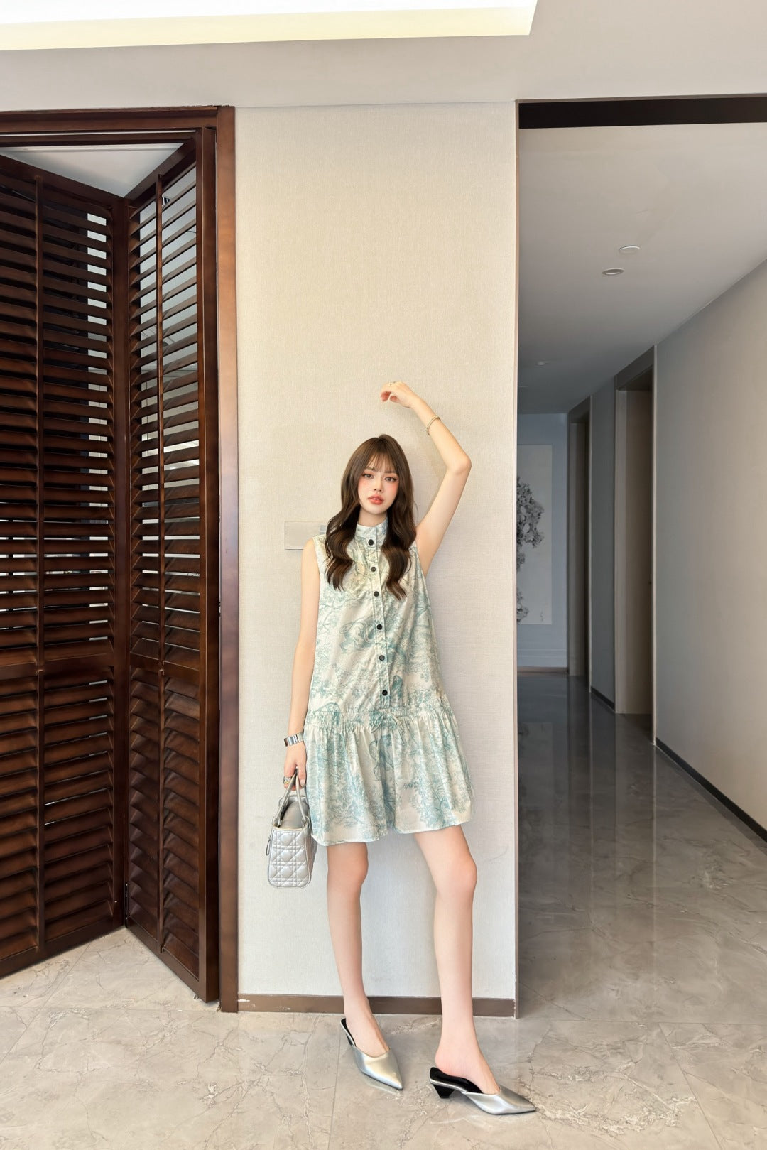 25SS print dress