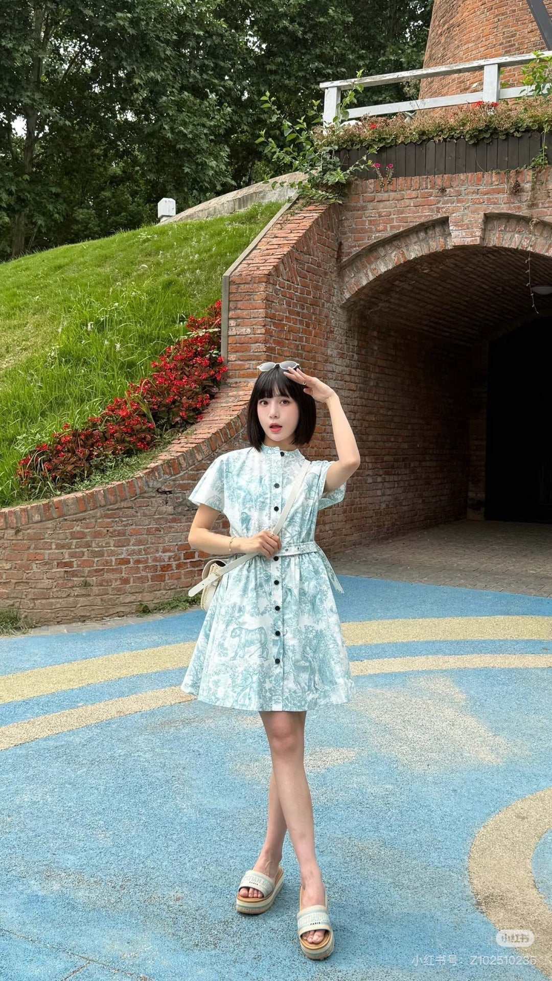 25SS print dress