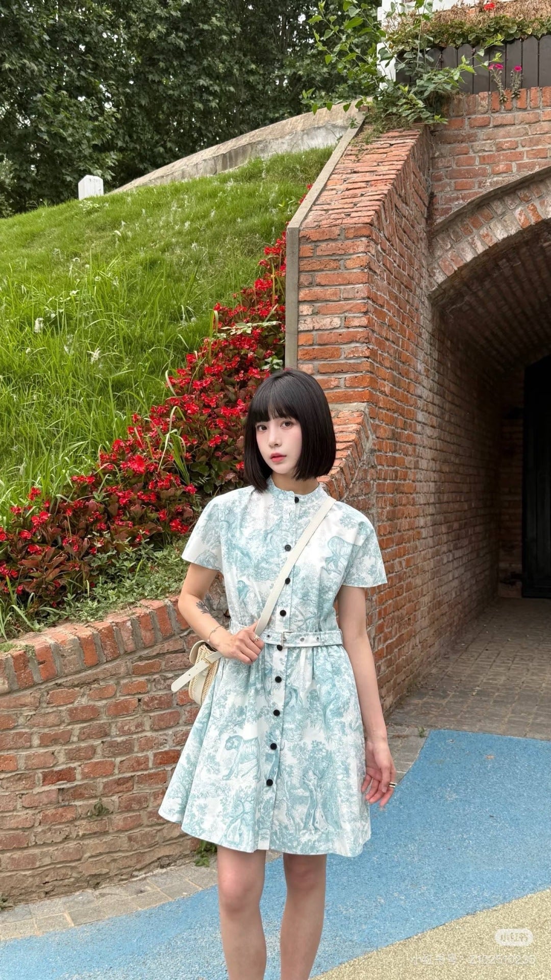 25SS print dress