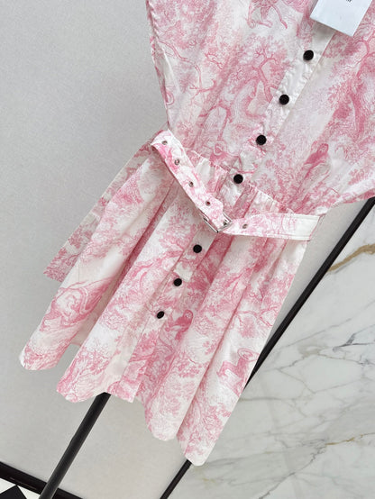 25SS print dress