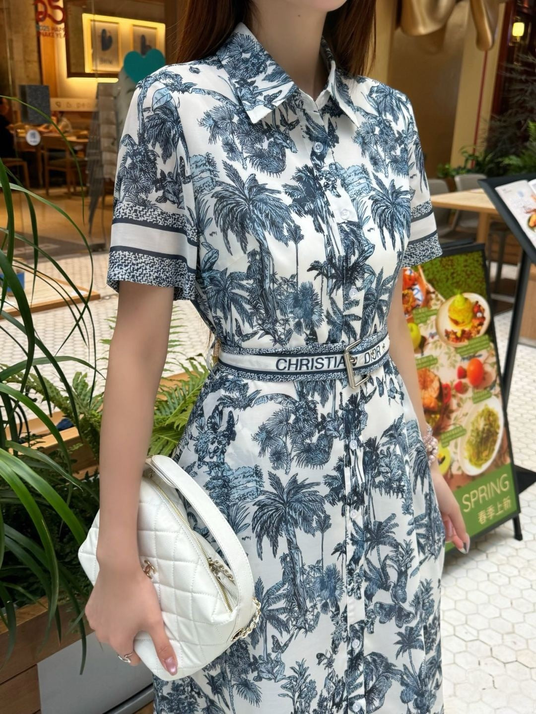 25ss print dress