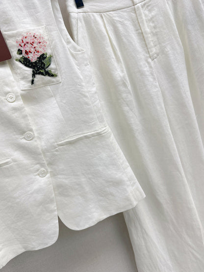 25ss linen suit