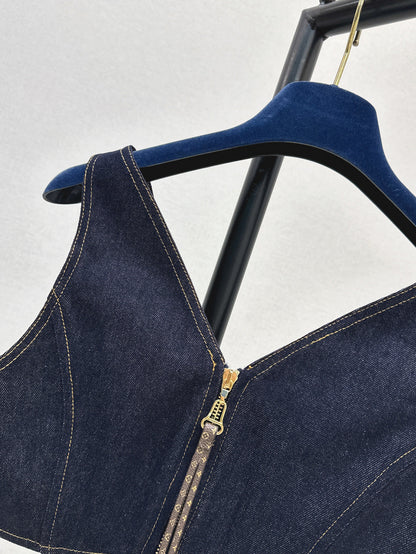 25ss denim vest