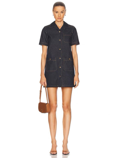25ss denim dress
