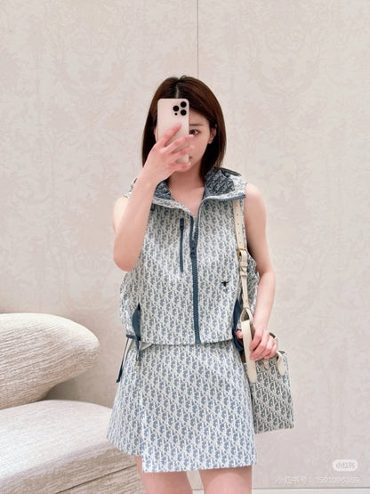 25SS miss print skort