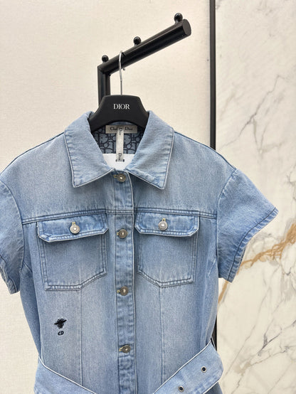 25SS denim dress
