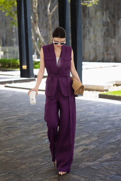 25ss linen suit
