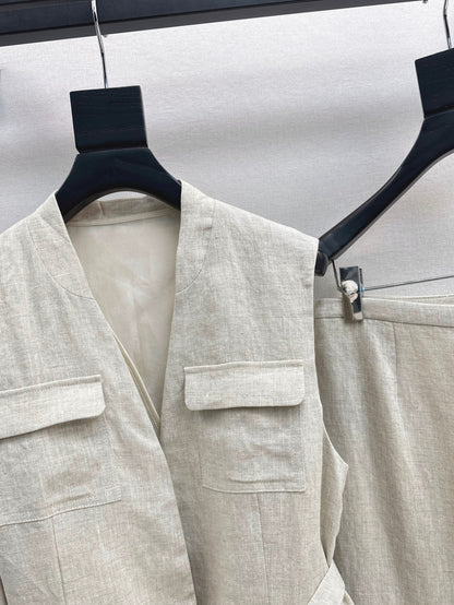 25ss linen suit