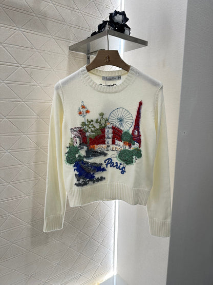 ♥2025 new products Embroidered sweater