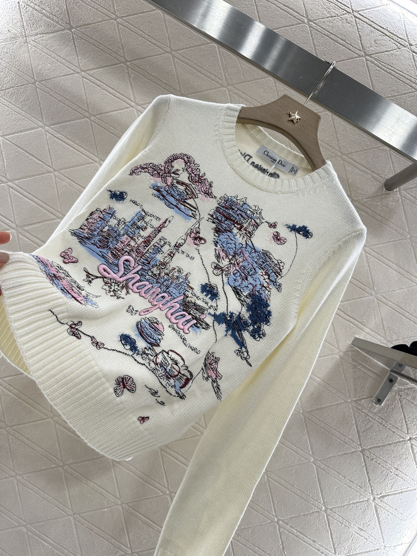 ♥2025 new products Embroidered sweater