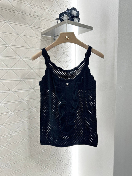 ♥2025 new product Hollow knitted vest