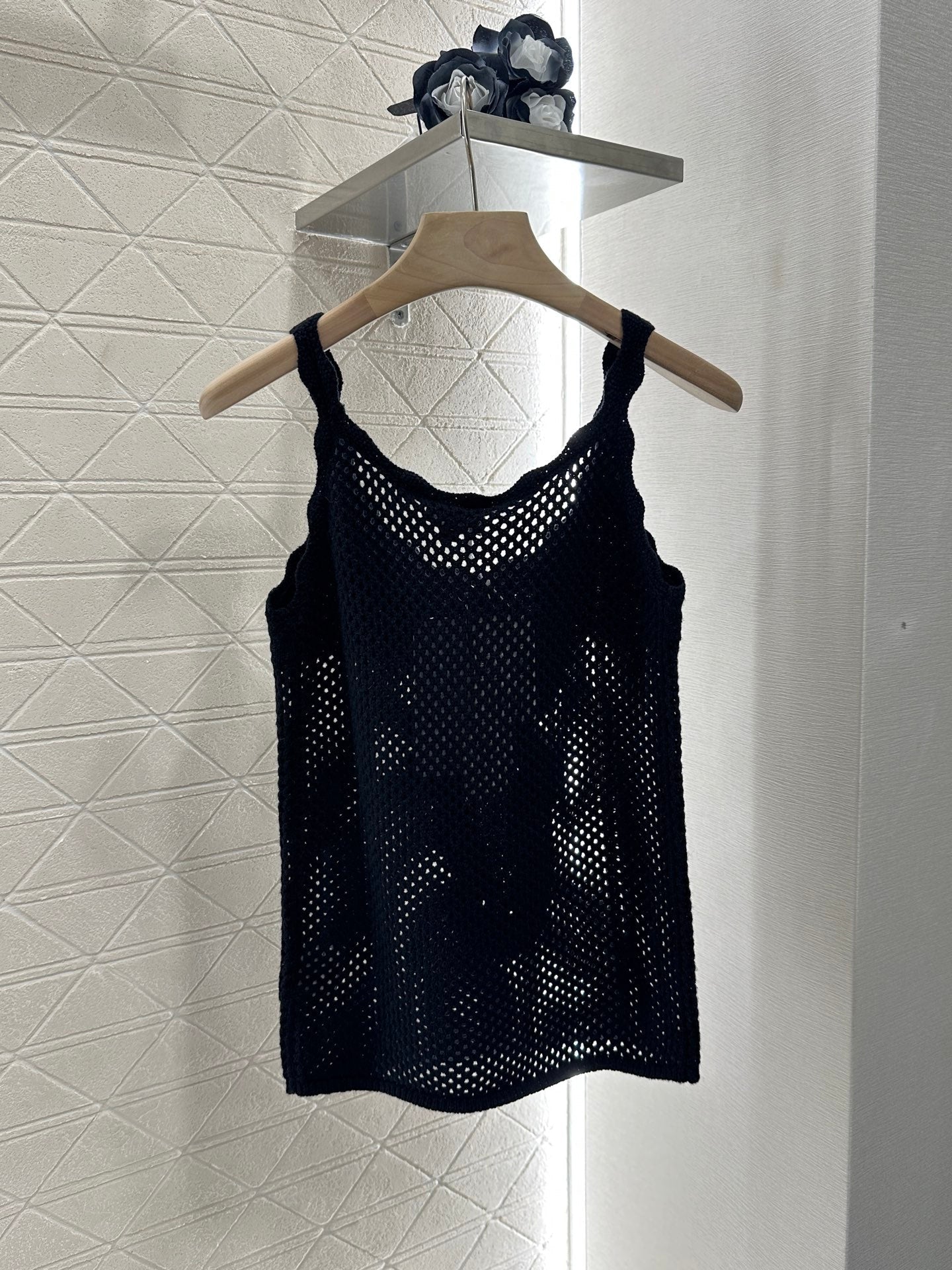 ♥2025 new product Hollow knitted vest
