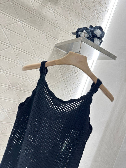 ♥2025 new product Hollow knitted vest