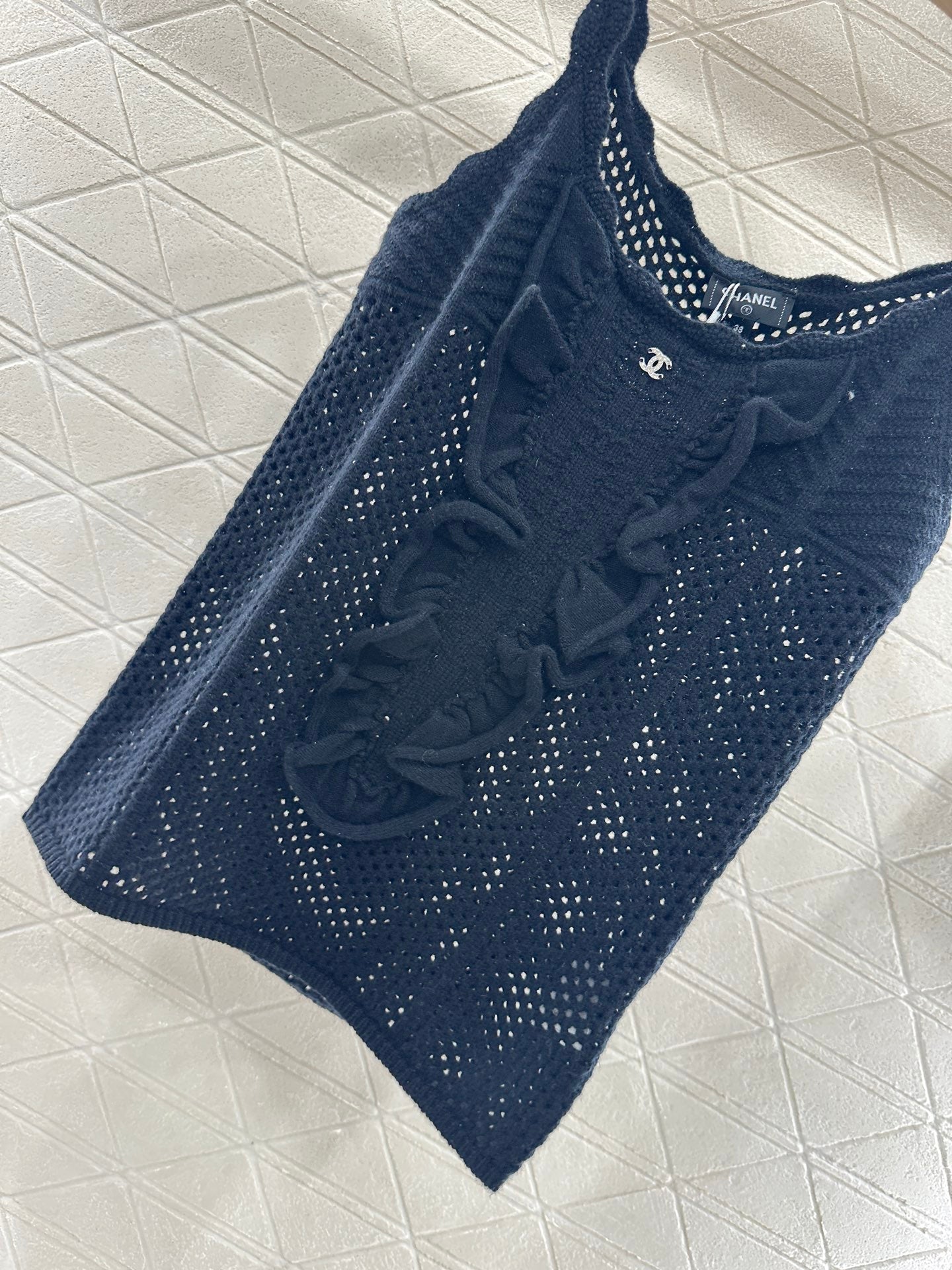 ♥2025 new product Hollow knitted vest