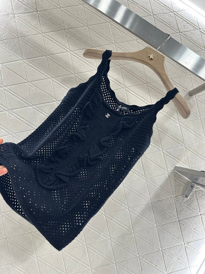 ♥2025 new product Hollow knitted vest
