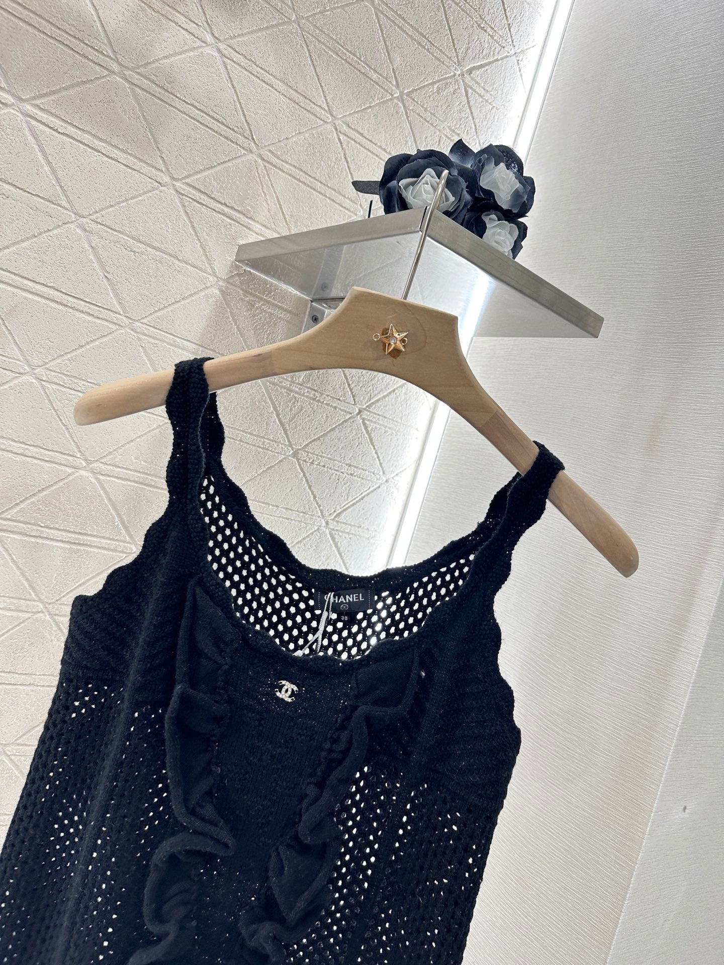 ♥2025 new product Hollow knitted vest