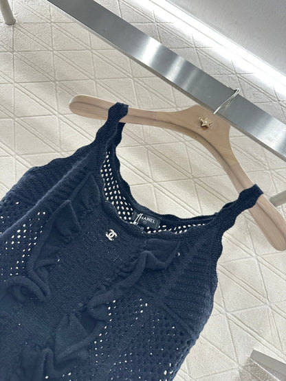 ♥2025 new product Hollow knitted vest