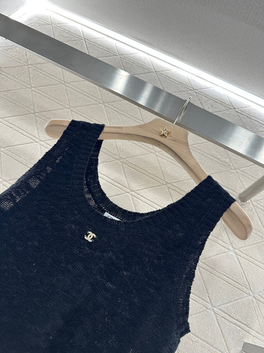 ♥2025 new product Embroidered knitted vest