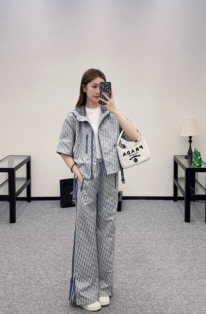 2025 new products Short-sleeved and long-pants suit