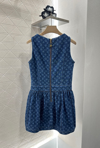 2025 new product Denim vest skirt