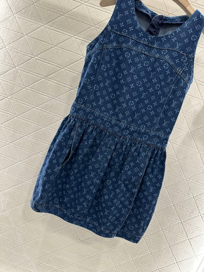 2025 new product Denim vest skirt