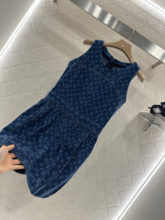 2025 new product Denim vest skirt