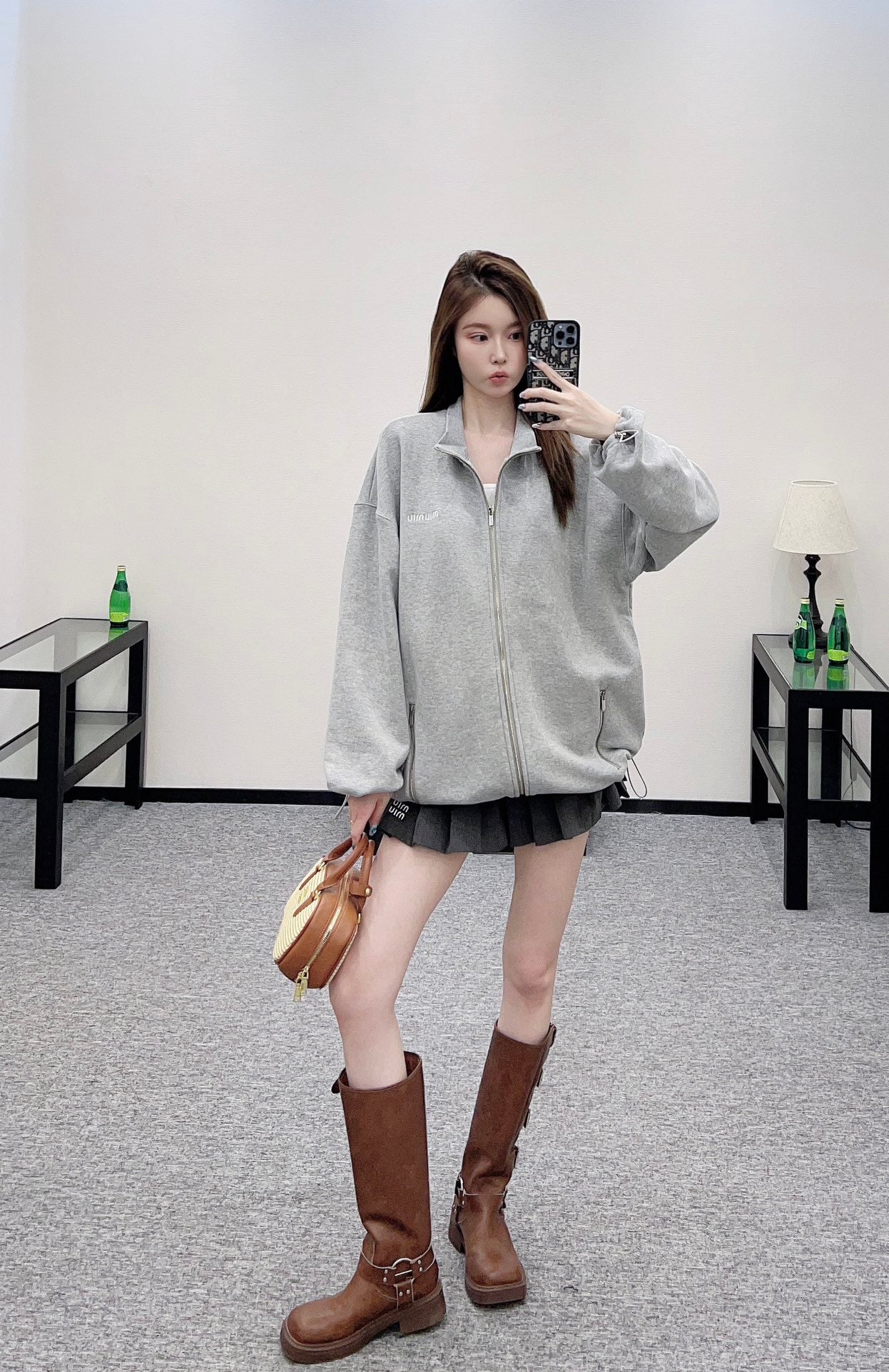 25 new product Drawstring sweater jacket