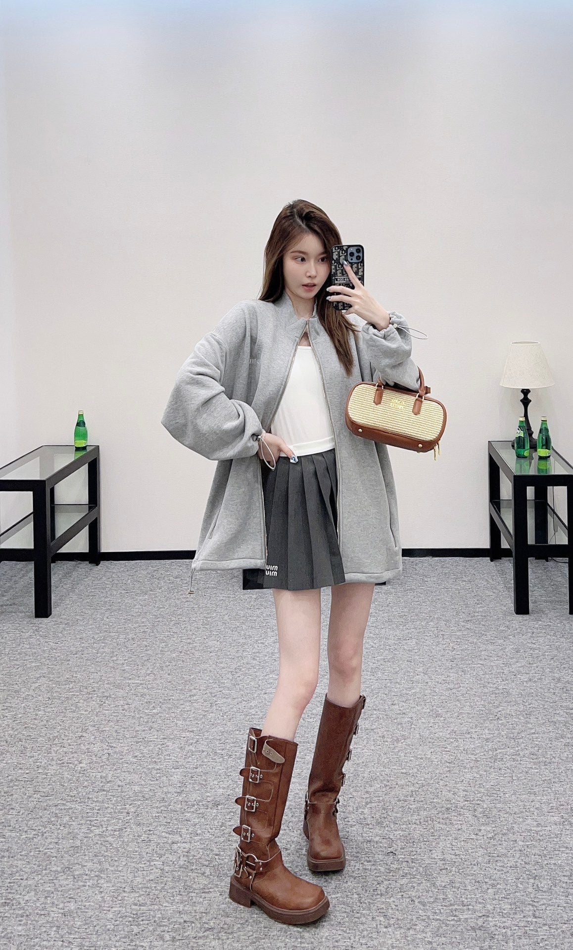 25 new product Drawstring sweater jacket
