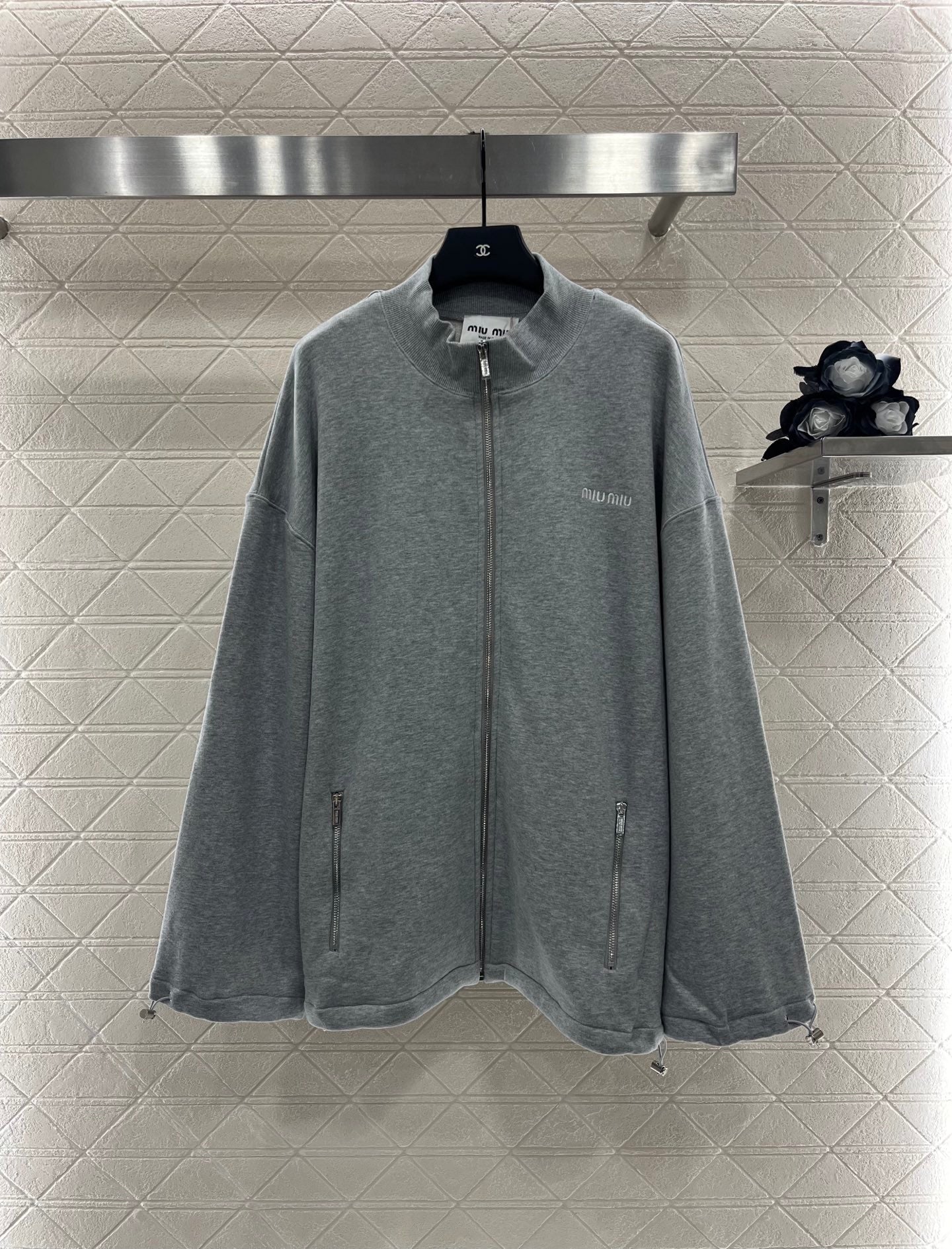 25 new product Drawstring sweater jacket
