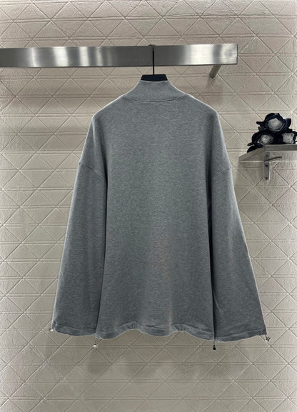 25 new product Drawstring sweater jacket