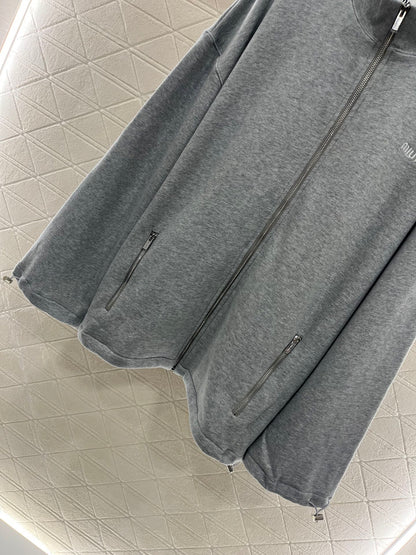 25 new product Drawstring sweater jacket