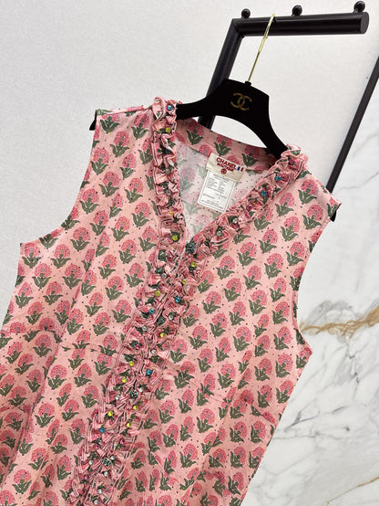 25fw ruffle vest