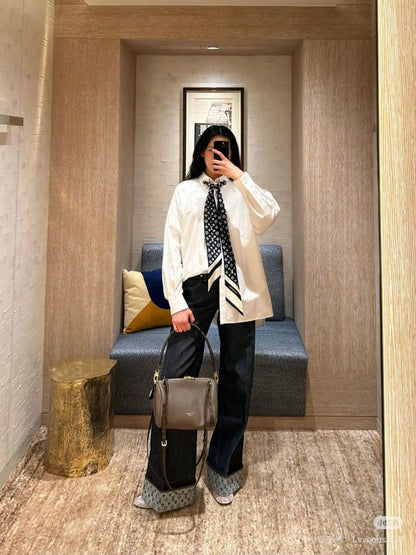 25fw scarf shirt