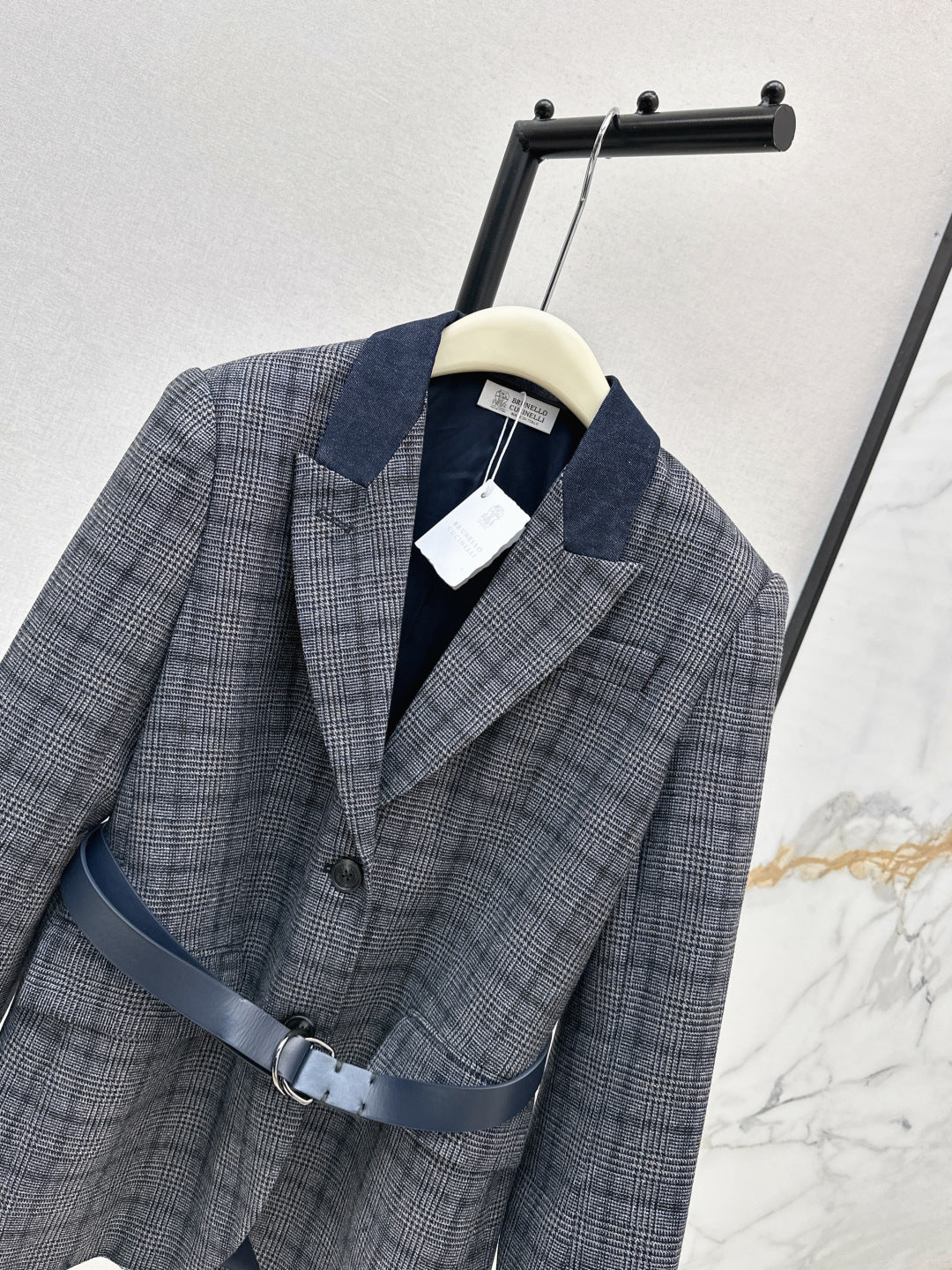 25fw plaid blazer