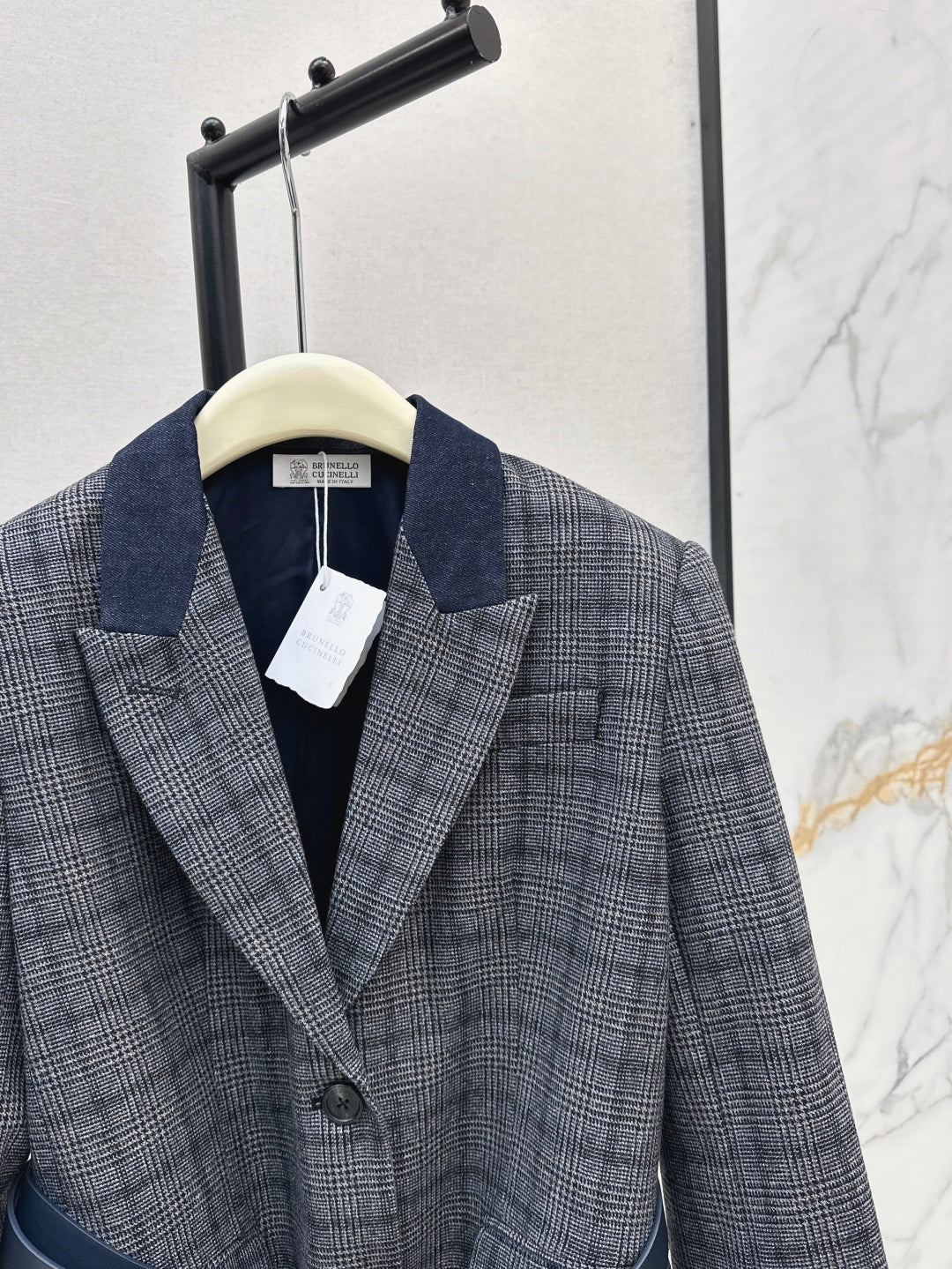 25fw plaid blazer