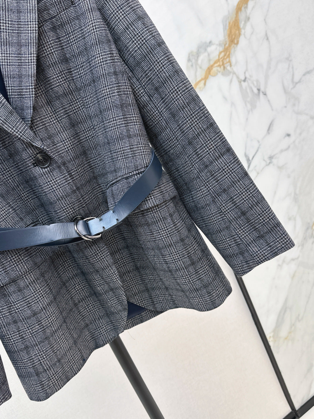 25fw plaid blazer