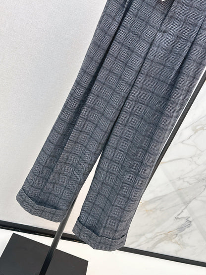 25fw plaid pants