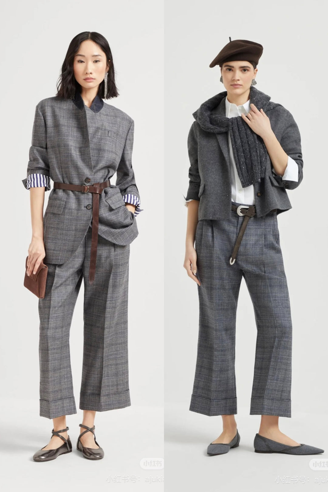 25fw plaid blazer