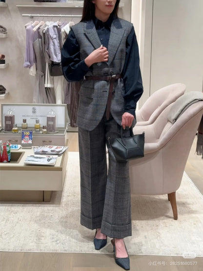 25fw plaid pants