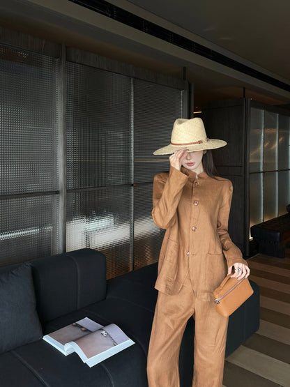 25fw linen jacket