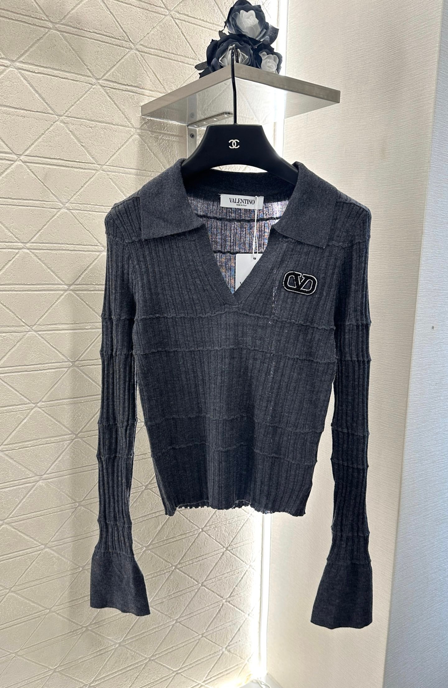 25 New Arrival Lapel Knit Top