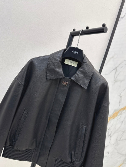 25fw leather jacket