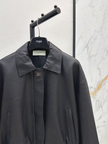 25fw leather jacket