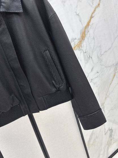 25fw leather jacket